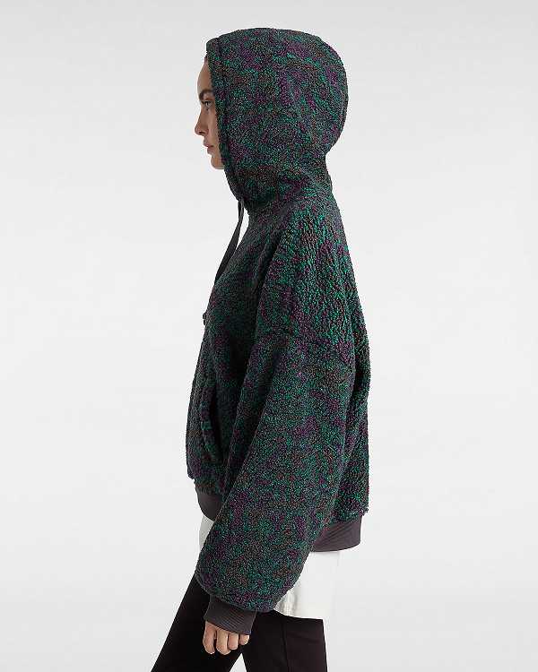 Women Vans Collett Boucle Loose Hoodie Multicolor Malaysia | VN8924503