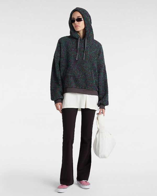 Women Vans Collett Boucle Loose Hoodie Multicolor Malaysia | VN8924503