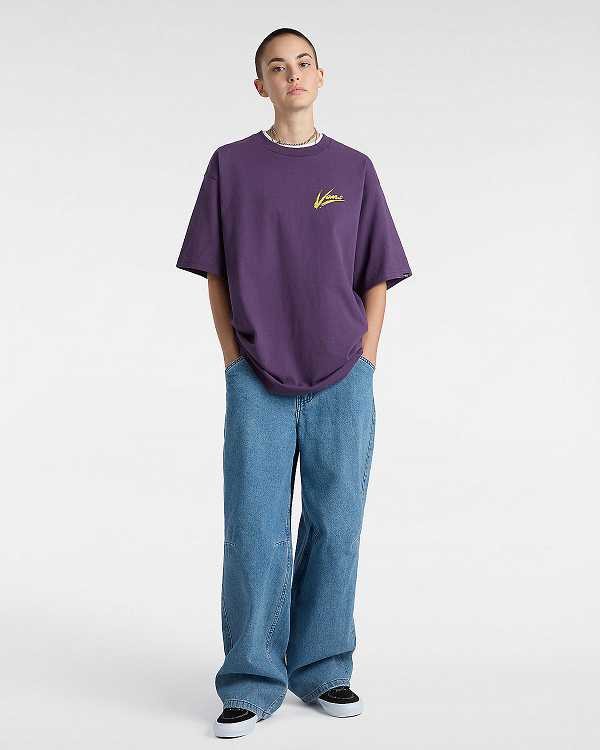 Women Vans Curbside Pants Blue Malaysia | VN1907684