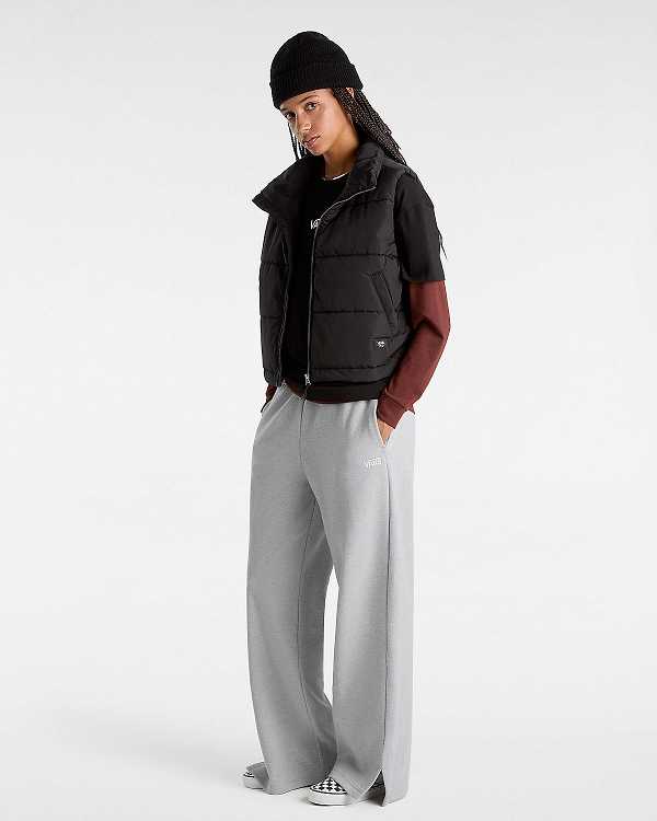 Women Vans Elevated Double Knit Pants Grey Malaysia | VN5871346