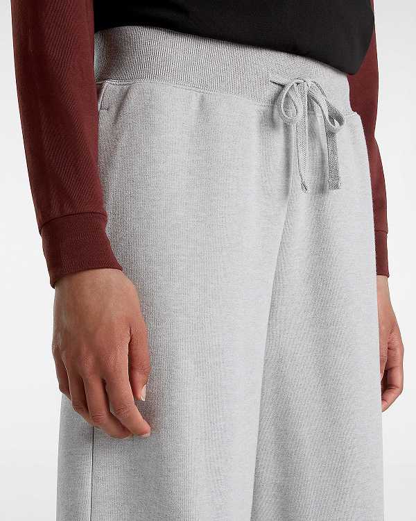 Women Vans Elevated Double Knit Pants Grey Malaysia | VN5871346