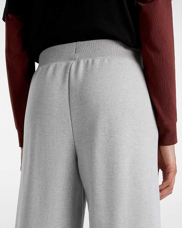 Women Vans Elevated Double Knit Pants Grey Malaysia | VN5871346