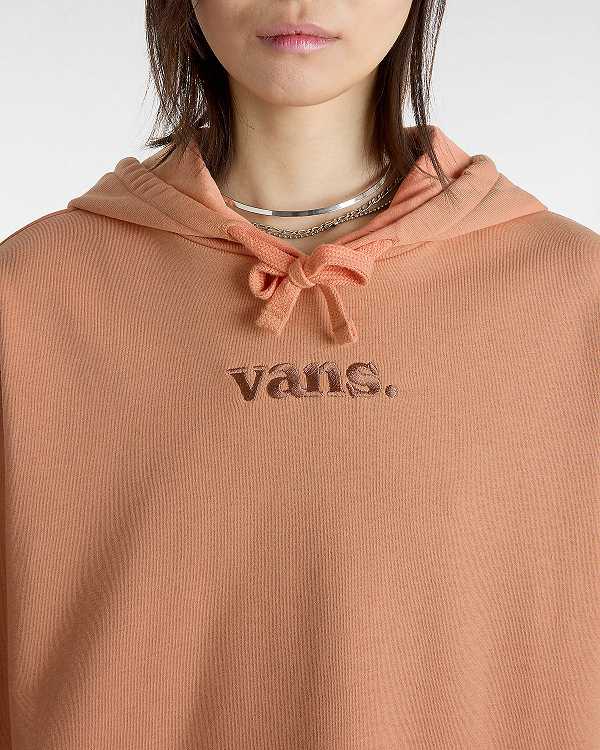 Women Vans Essential Relaxed Fit Hoodie Orange Malaysia | VN0913745
