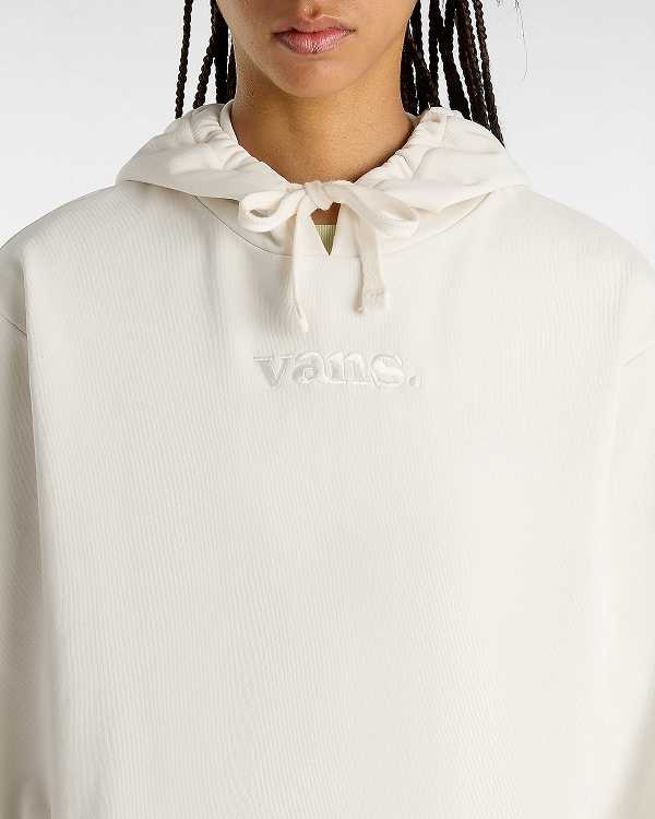 Women Vans Essential Relaxed Fit Hoodie White Malaysia | VN3647025