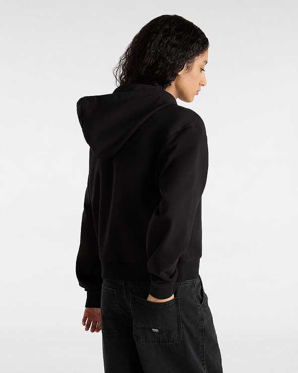 Women Vans Essential Relaxed Fit Hoodie Black Malaysia | VN6281094