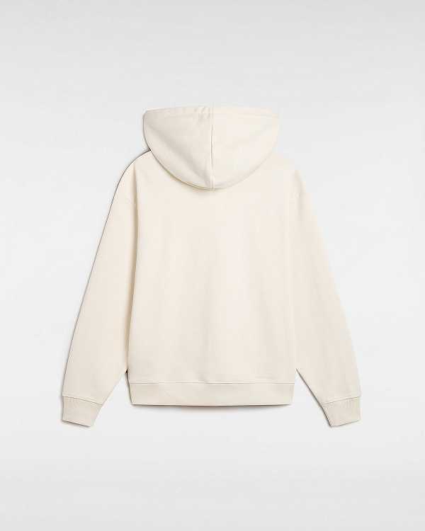 Women Vans Flying V Hoodie Beige Malaysia | VN4260853