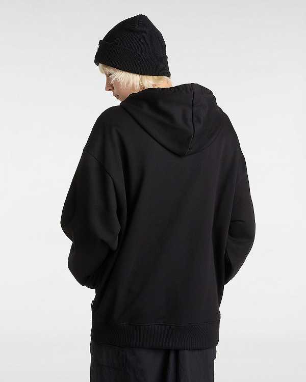 Women Vans Flying V Hoodie Black Malaysia | VN0813269