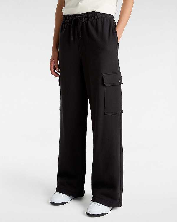 Women Vans Frontside Pants Black Malaysia | VN1438092