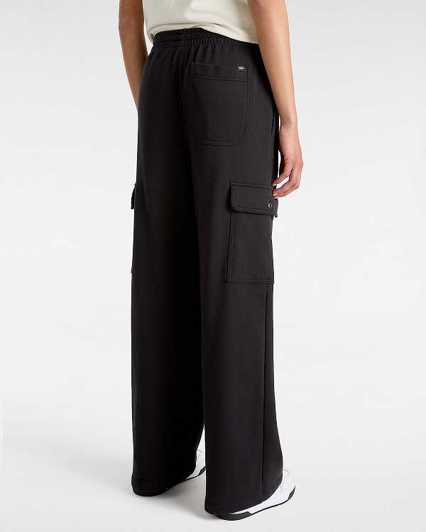 Women Vans Frontside Pants Black Malaysia | VN1438092