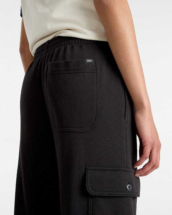Women Vans Frontside Pants Black Malaysia | VN1438092