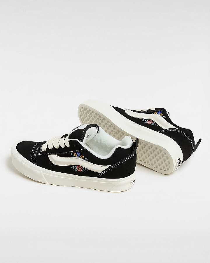 Women Vans Knu Skool Sneakers Black Malaysia | VN2048695