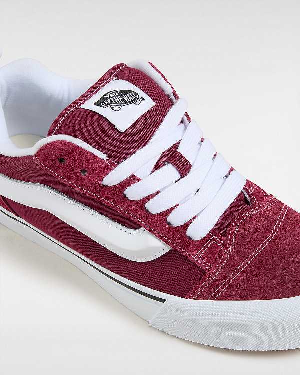 Women Vans Knu Skool Sneakers Burgundy Malaysia | VN8071649