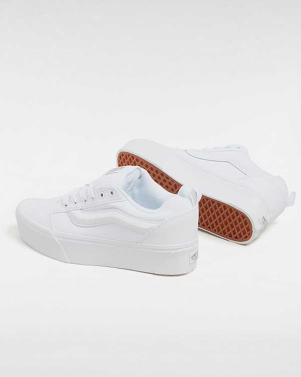 Women Vans Knu Stack Sneakers White Malaysia | VN4160983