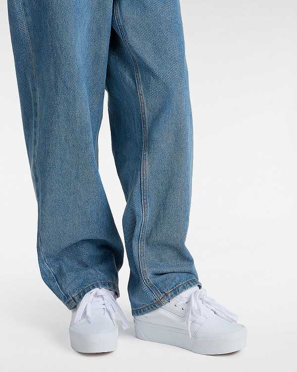 Women Vans Knu Stack Sneakers White Malaysia | VN4160983