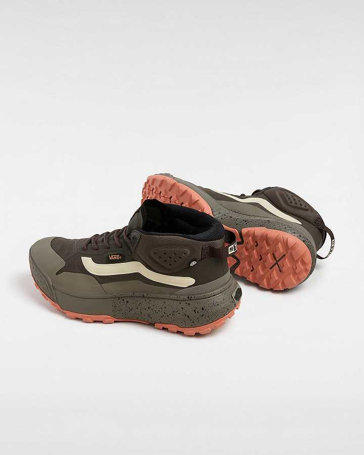 Women Vans MTE Crosspath Mid Sneakers Brown Malaysia | VN2067598