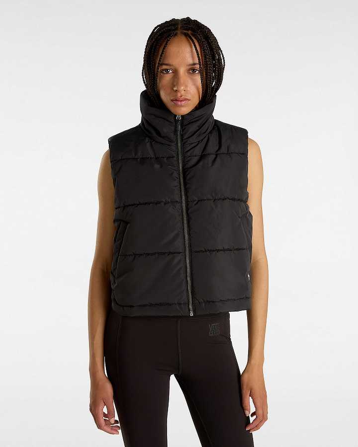 Women Vans MTE Foundry Vest Black Malaysia | VN1379462
