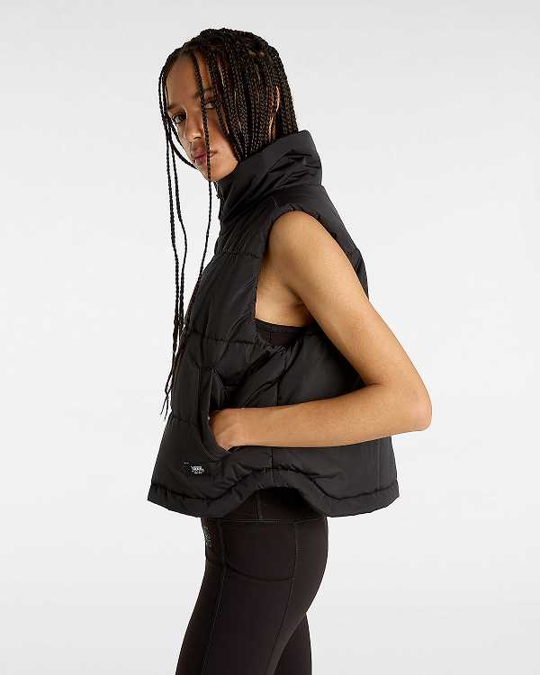Women Vans MTE Foundry Vest Black Malaysia | VN1379462