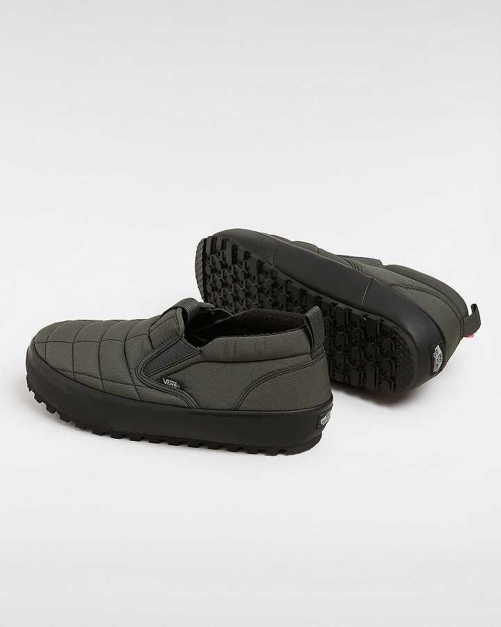 Women Vans MTE Snow Lodge Slipper Mid X Blake Paul Snow Boots Green Malaysia | VN4285170