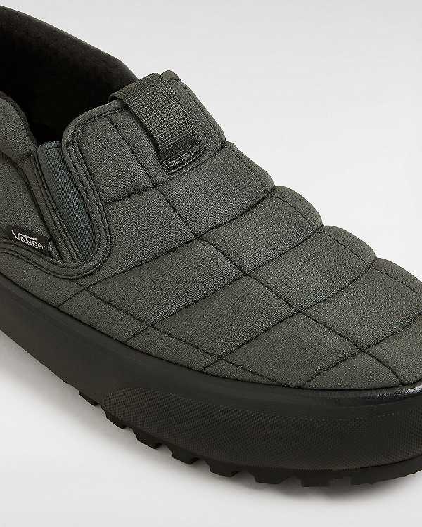 Women Vans MTE Snow Lodge Slipper Mid X Blake Paul Snow Boots Green Malaysia | VN4285170