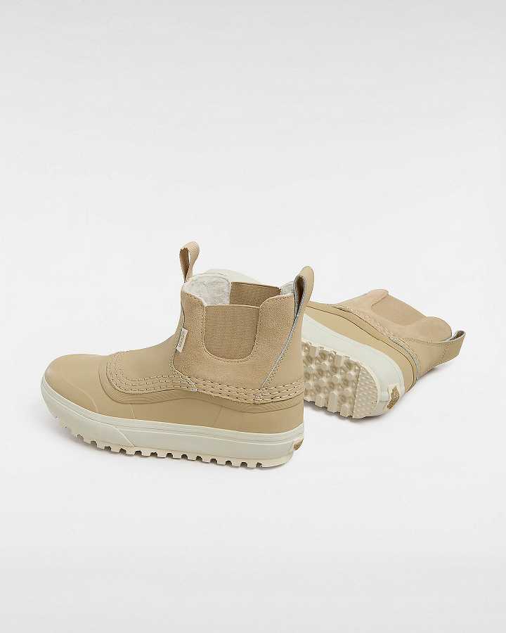 Women Vans MTE Standard Mid Chelsea Snow Boots Beige Malaysia | VN4307859