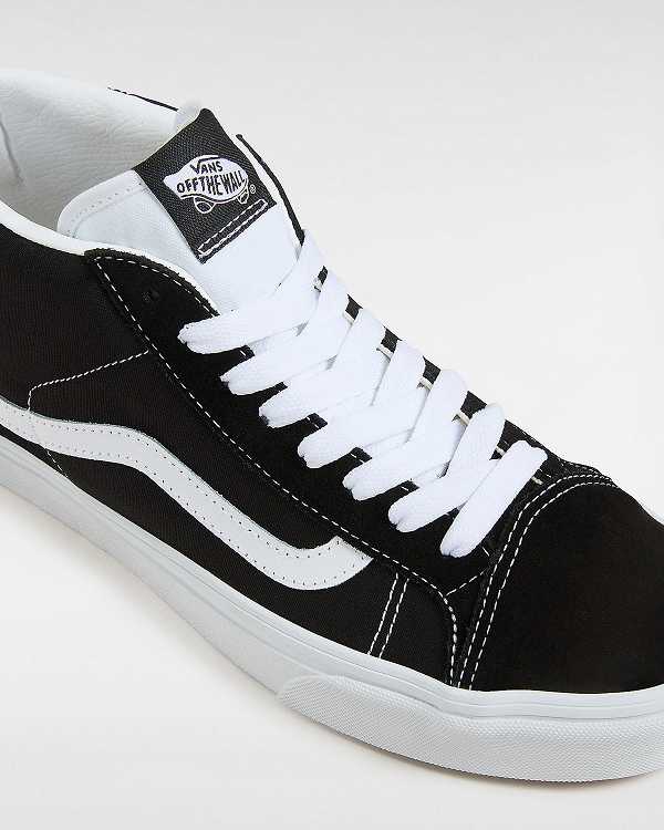 Women Vans Mid Skool 37 Sneakers Black Malaysia | VN3856407