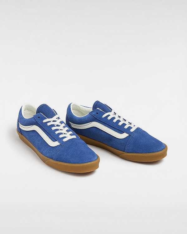 Women Vans Old Skool Lowpro Sneakers Blue Malaysia | VN8530462