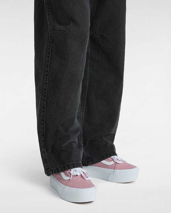 Women Vans Old Skool Platform Shoes Pink Malaysia | VN2048951
