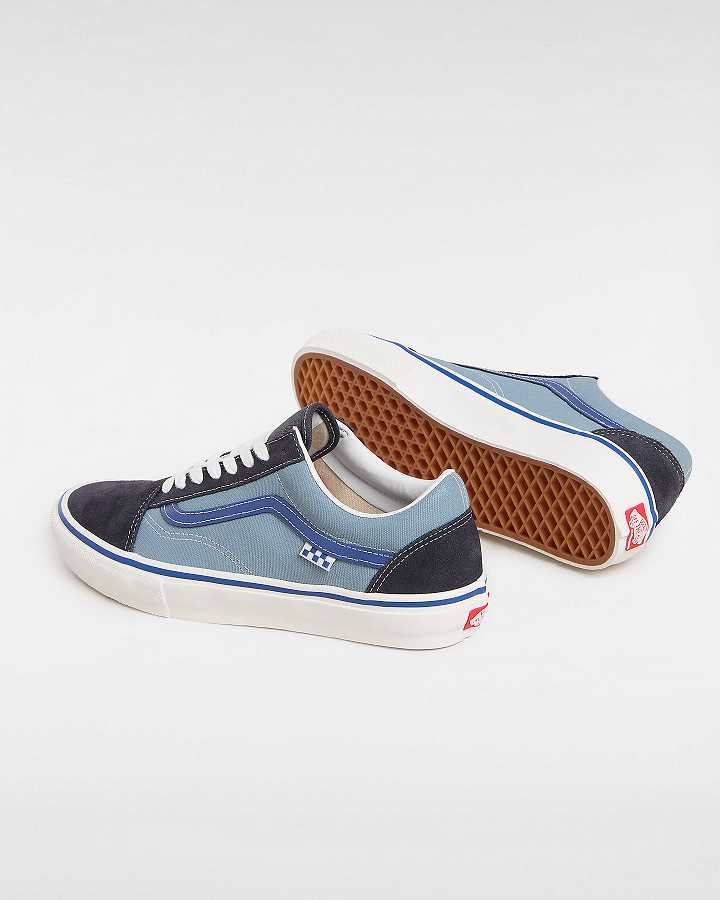 Women Vans Old Skool Skate Shoes Blue Malaysia | VN5160782