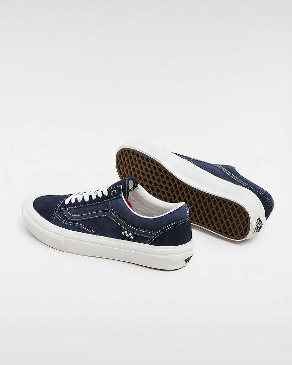Women Vans Old Skool Skate Shoes Blue Malaysia | VN4285690