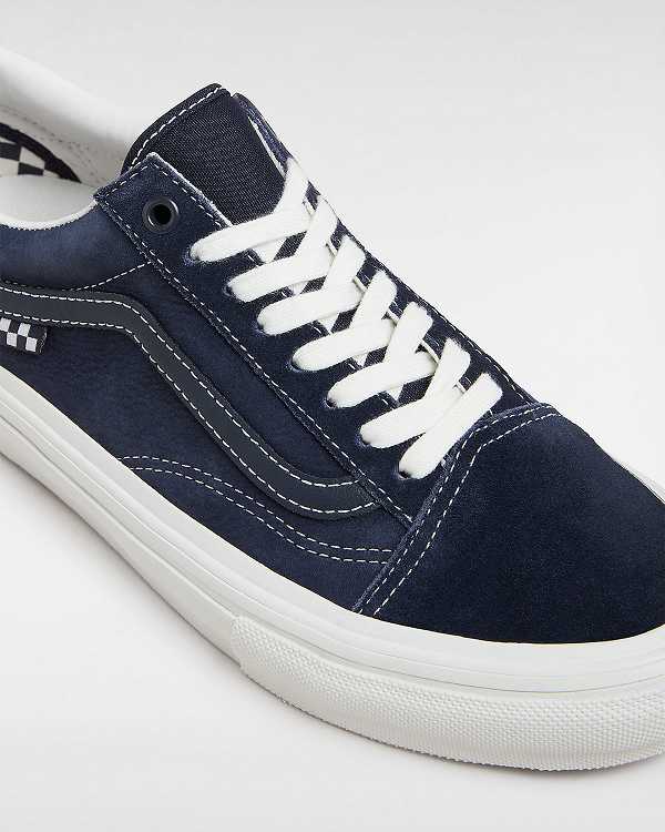 Women Vans Old Skool Skate Shoes Blue Malaysia | VN4285690