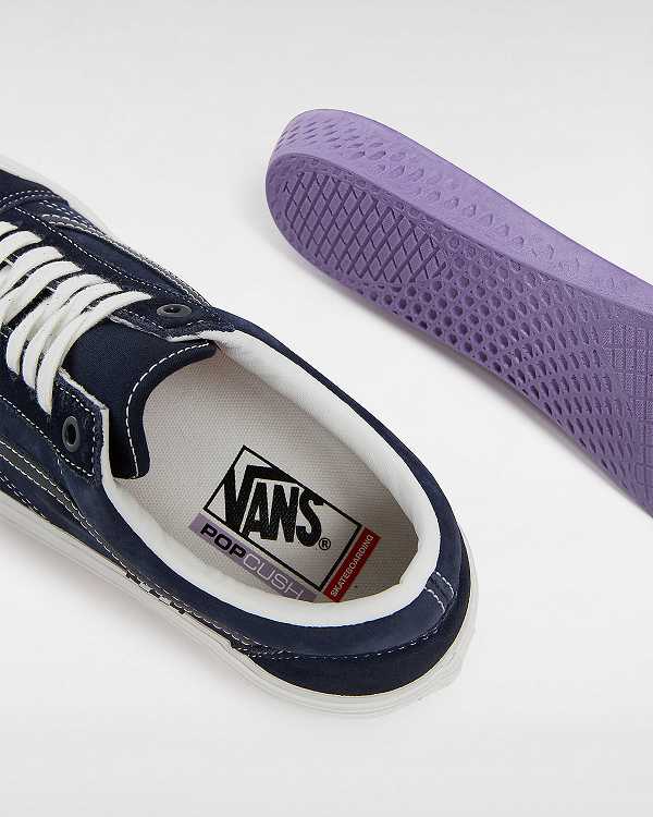 Women Vans Old Skool Skate Shoes Blue Malaysia | VN4285690