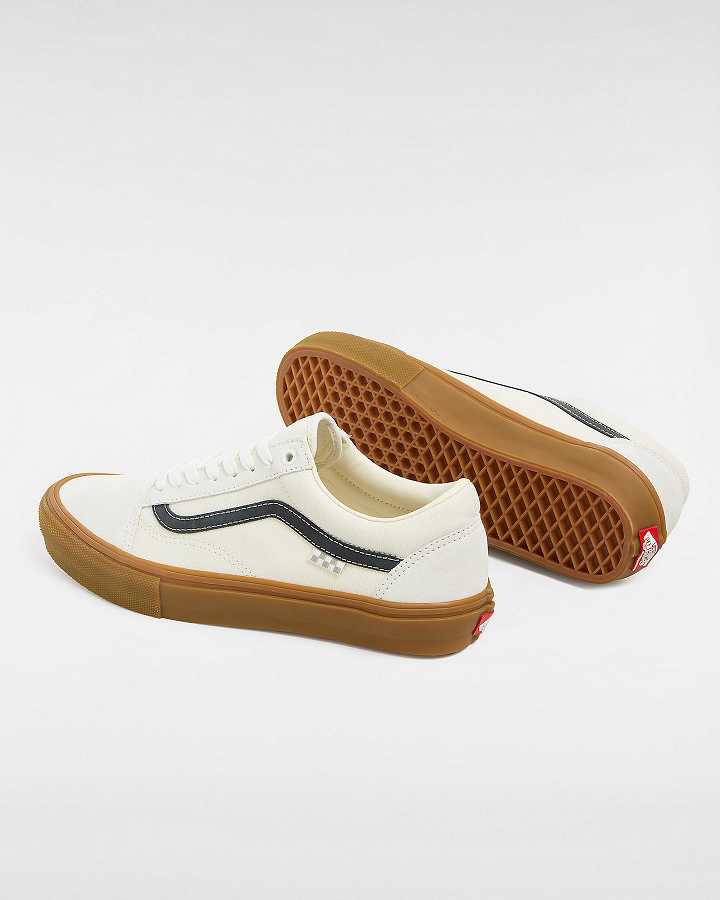 Women Vans Old Skool Skate Shoes White Malaysia | VN6280914