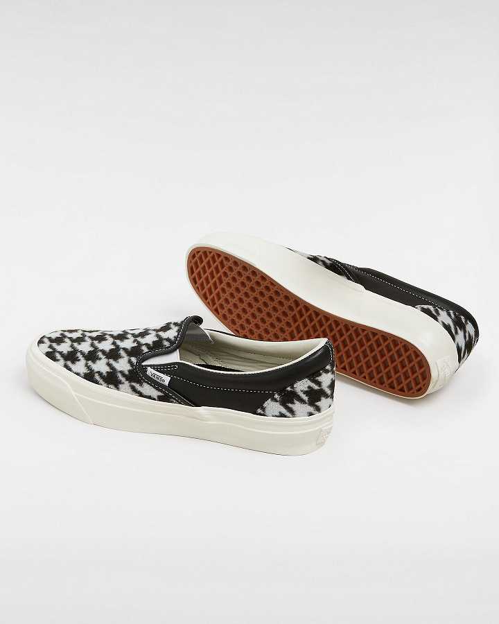 Women Vans Premium 98 Slip On Shoes Black Malaysia | VN9254736