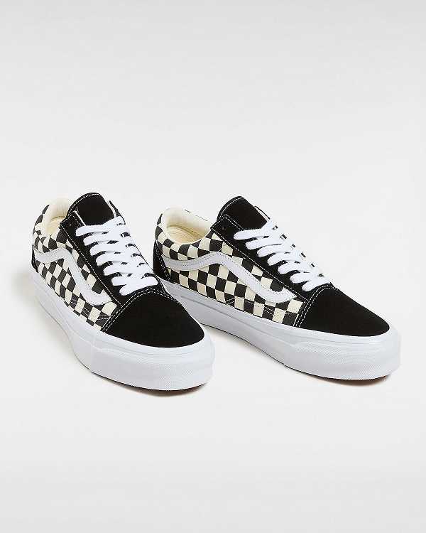 Women Vans Premium Old Skool 36 Skate Shoes Black / White Malaysia | VN8294751