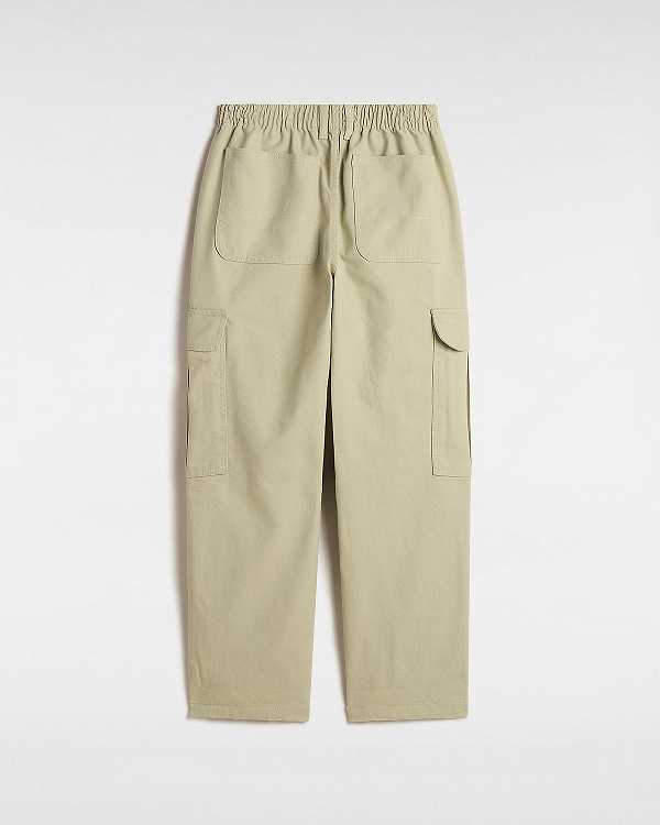 Women Vans Sidewalk Pants Beige Malaysia | VN7564831