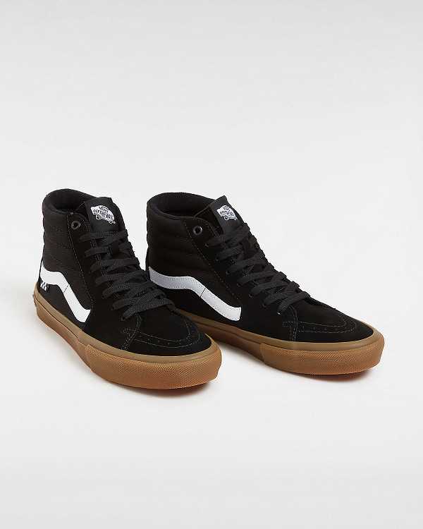 Women Vans Sk8-Hi Skate Shoes Black Malaysia | VN5617038