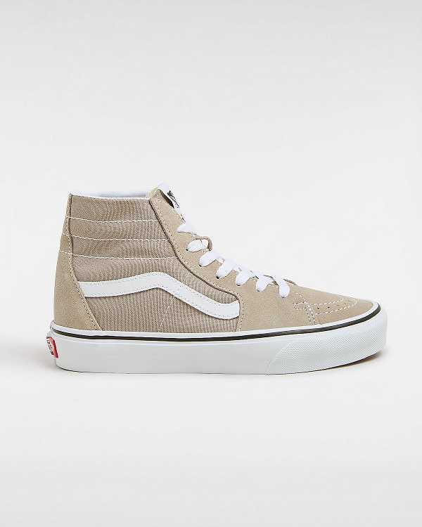 Women Vans Sk8-Hi Tapered Sneakers Beige Malaysia | VN6439508
