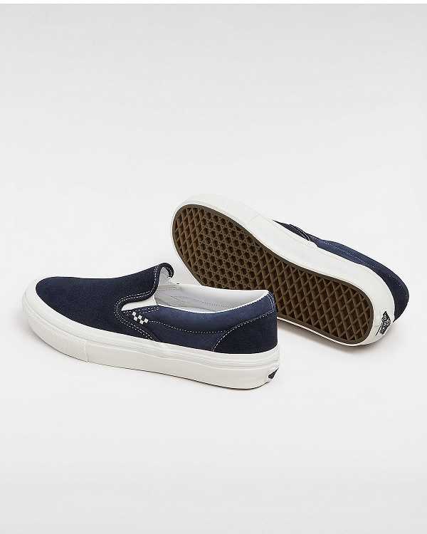 Women Vans Skate Slip On Shoes Blue Malaysia | VN9831647