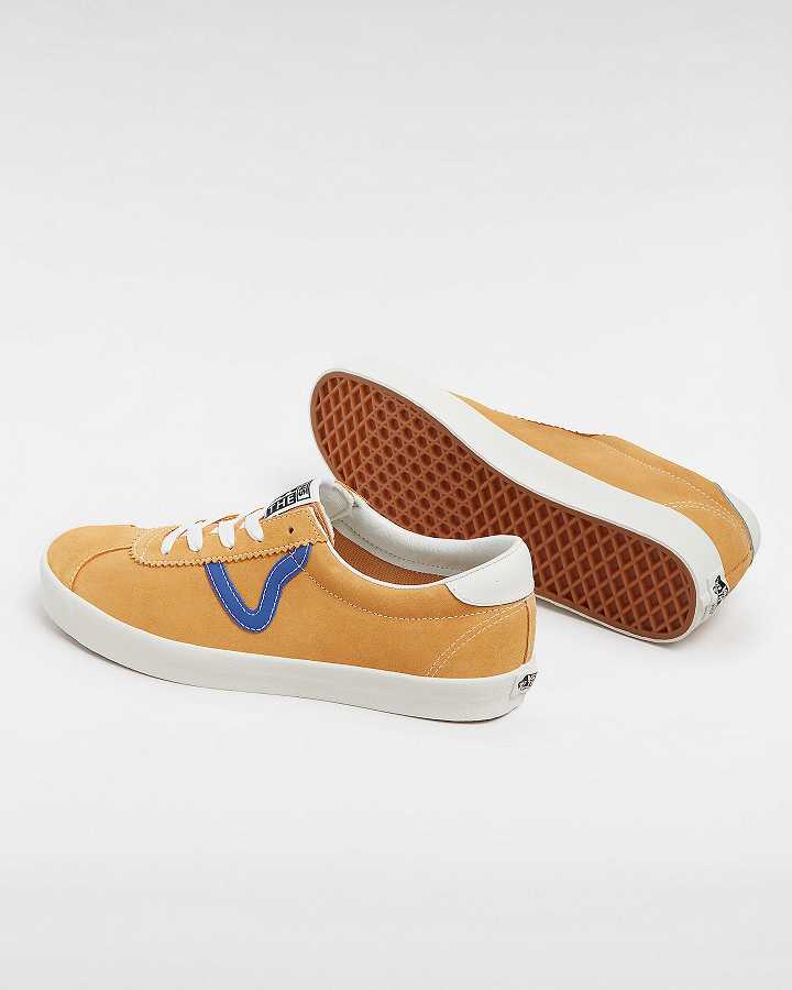 Women Vans Sport Low Sneakers Yellow Malaysia | VN9160872