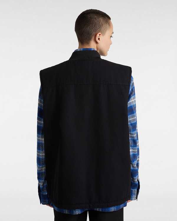 Women Vans Talbot Reversible Vest Black Malaysia | VN5026713
