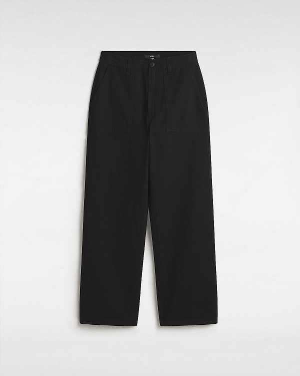 Women Vans Union Relaxed Carpenter Pants Black Malaysia | VN2568910