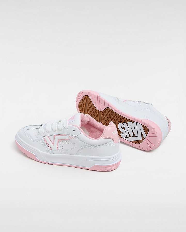 Women Vans Upland Sneakers White / Pink Malaysia | VN0517489
