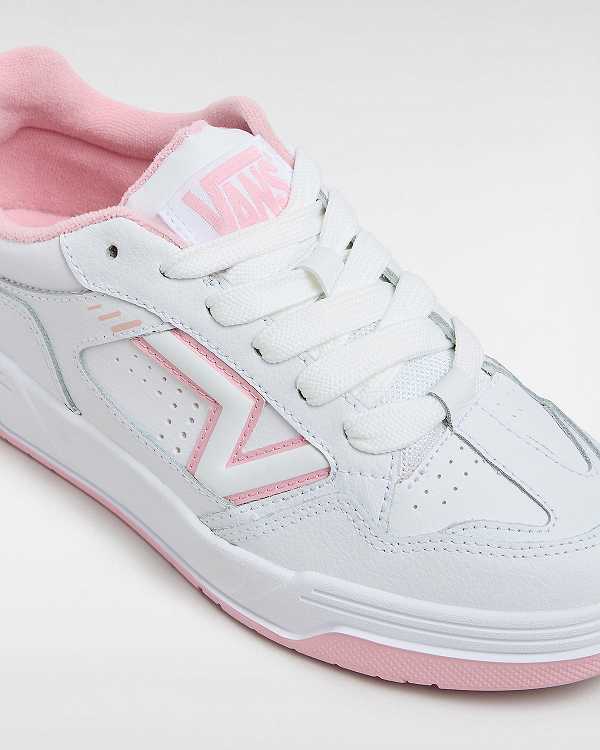 Women Vans Upland Sneakers White / Pink Malaysia | VN0517489