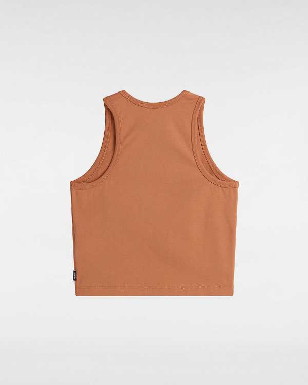 Women Vans Varsity Racer Tank Top Orange Malaysia | VN1295430