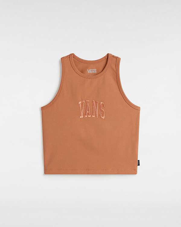 Women Vans Varsity Racer Tank Top Orange Malaysia | VN1295430
