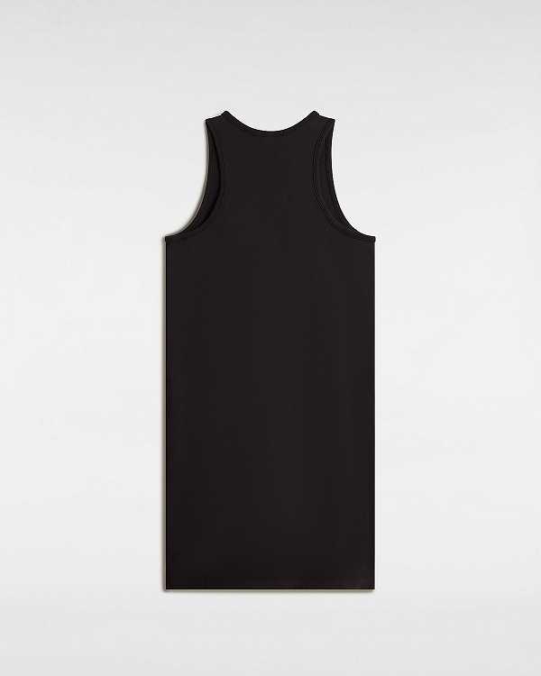 Women Vans Varsity Tank Dress Black Malaysia | VN6489753
