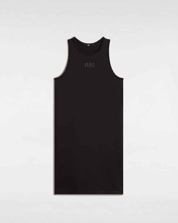 Women Vans Varsity Tank Dress Black Malaysia | VN6489753