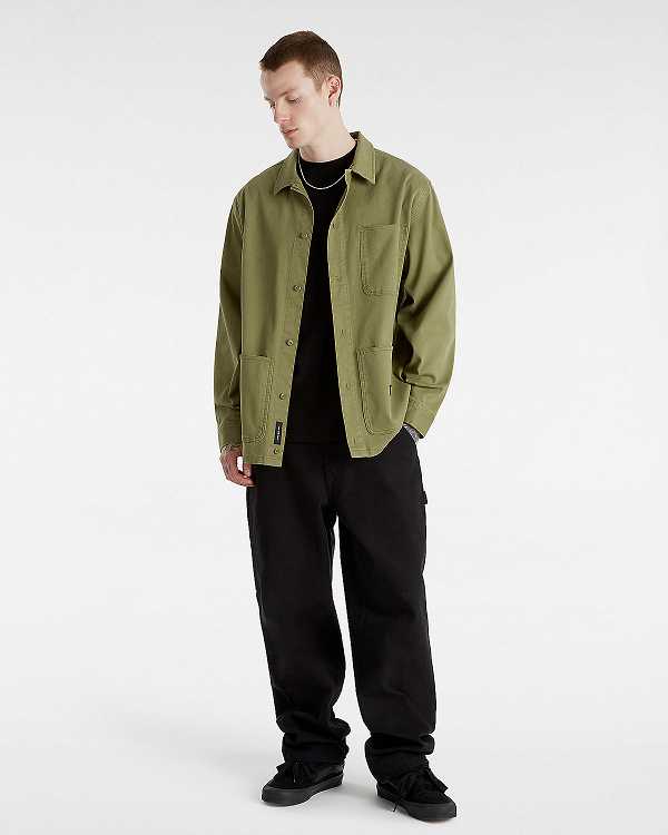 Women Vans Westfield Shacket Shirts Green Malaysia | VN6950237