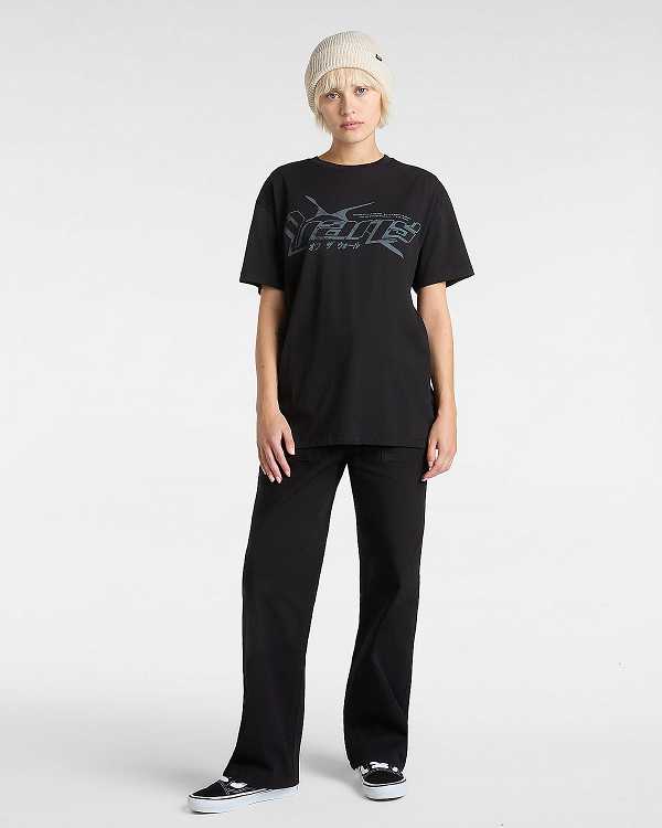 Women Vans Y2V T Shirts Black Malaysia | VN1264059