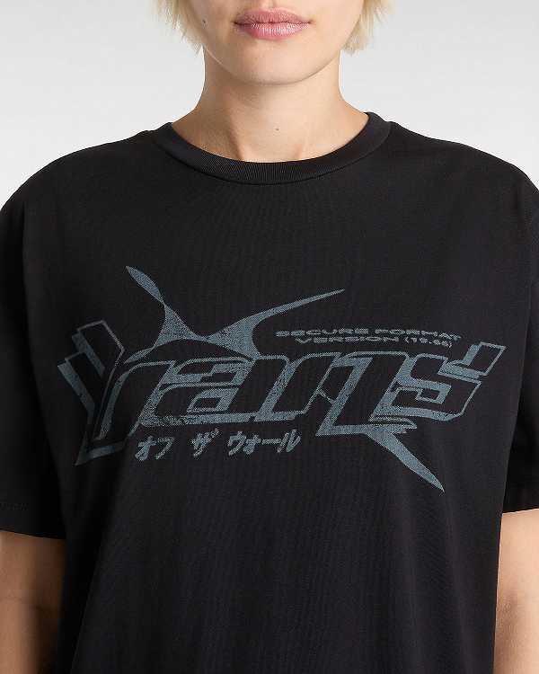 Women Vans Y2V T Shirts Black Malaysia | VN1264059